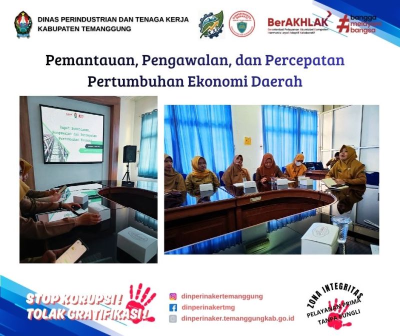 Kegiatan Pemantauan, Pengawalan, dan Percepatan Pertumbuhan Ekonomi Daerah