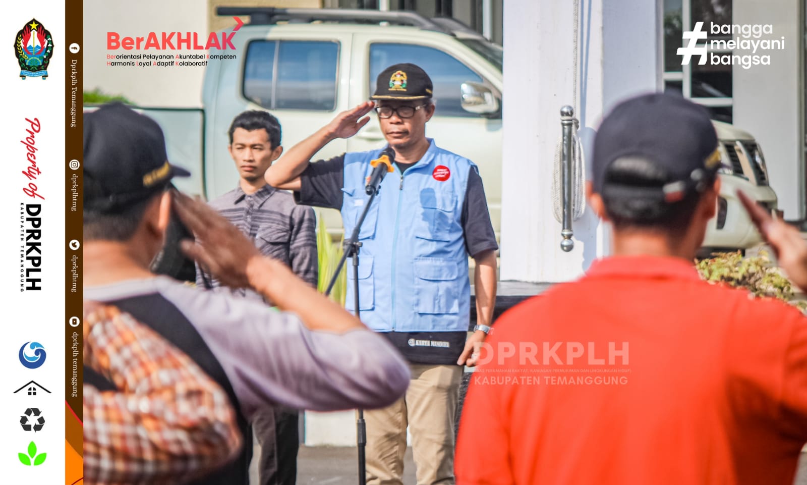 RANGKAIAN TERAKHIR PELAKSANAAN APEL YANG DIADAKAN KHUSUS DALAM RANGKA HAKORDIA (HARI ANTI KORUPSI SEDUNIA) TAHUN 2023