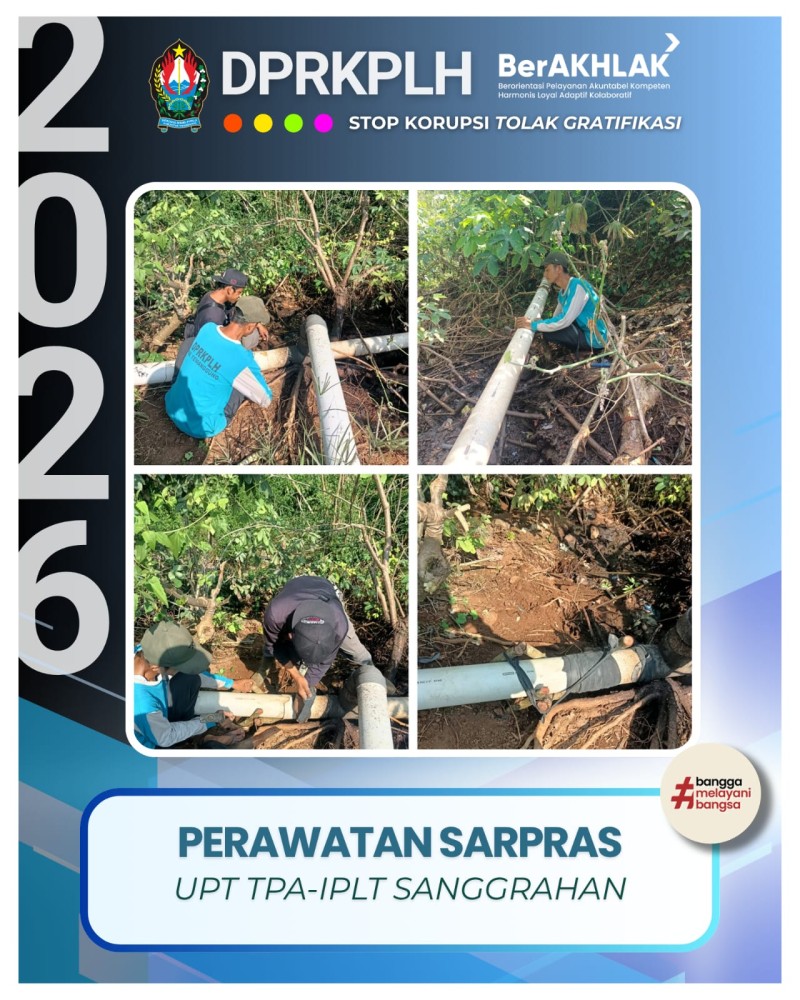 Pemeliharaan Saluran Lindi Guna Meningkatkan Efektivitas Pengolahan di Kolam IPAL
