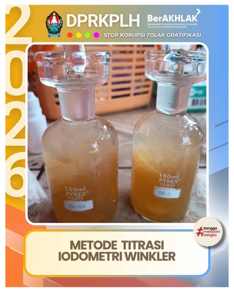 Prosedur Pengukuran Oksigen Terlarut (DO) Menggunakan Metode Titrasi Iodometri Winkler