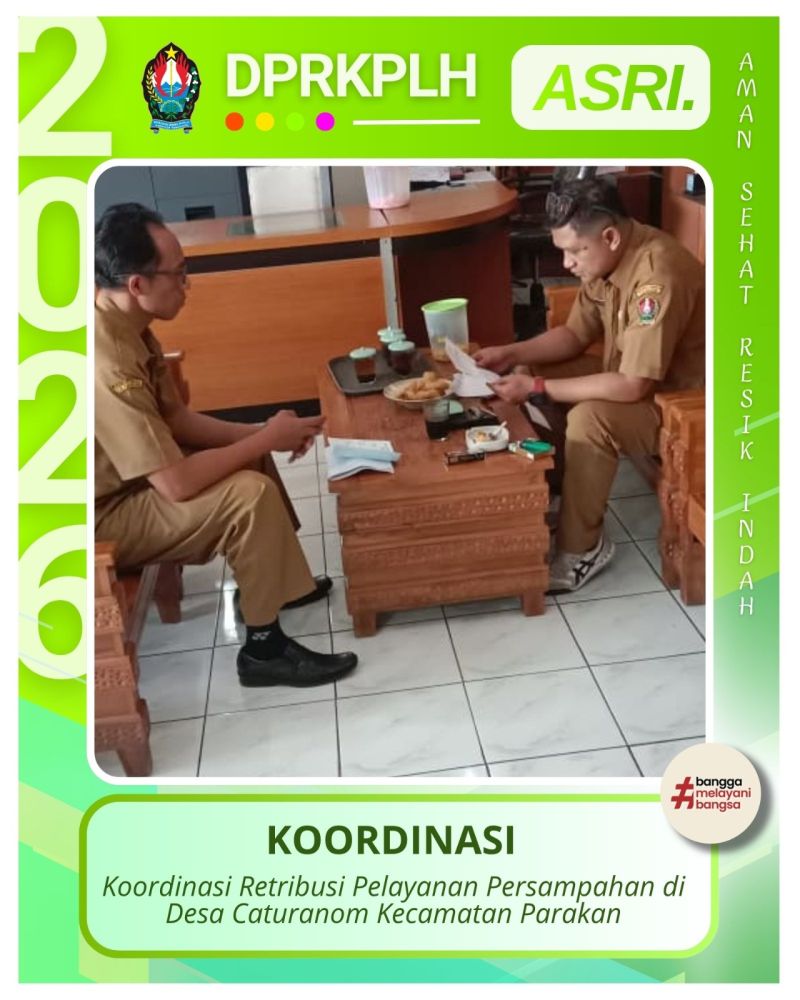 Bidang Kebersihan DPRKPLH Bahas Retribusi Sampah di Desa Caturanom