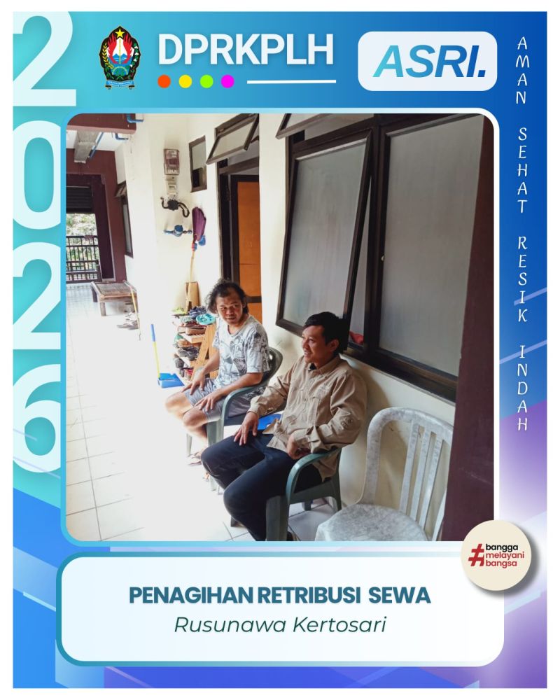 Demi Tertib Administrasi Keuangan, Petugas Rusunawa Kertosari Edukasi Kewajiban Retribusi