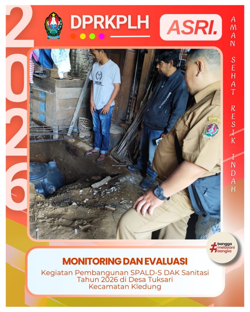 Kawal Target Fisik, DPRKPLH Monitoring Pembangunan SPALD-S Tuksari