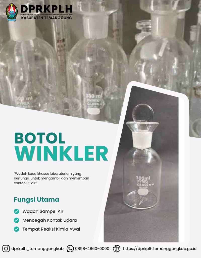 Mengenal Botol Winkler: Fungsi dan Perannya dalam Pengujian Kualitas Air