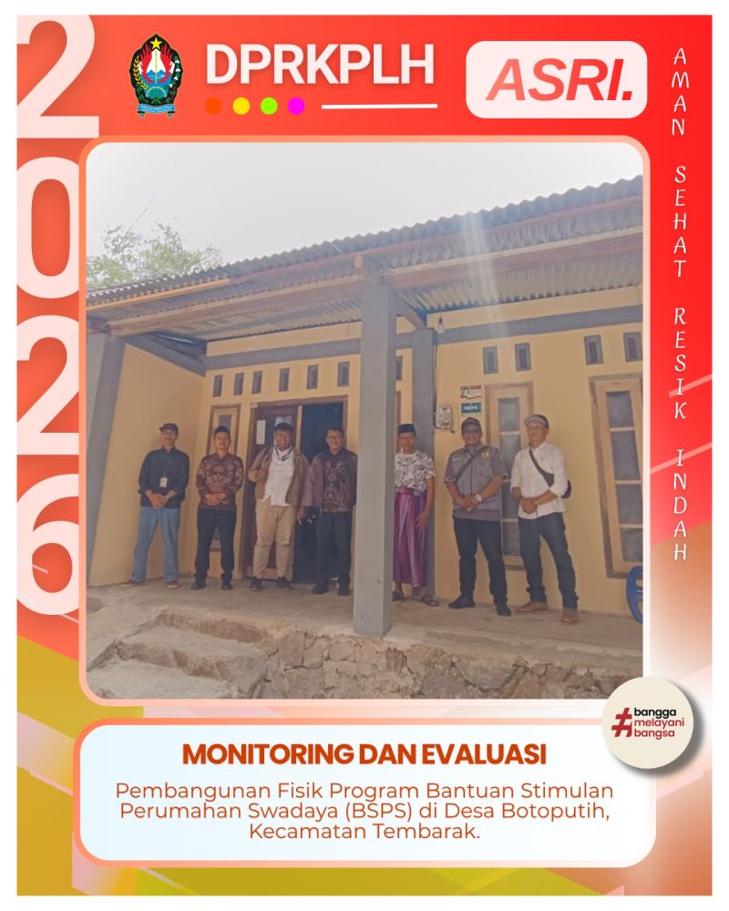 Turun ke Desa Botoputih, Tim DPRKPLH Temanggung Cek Langsung Progres Bantuan Rumah Swadaya