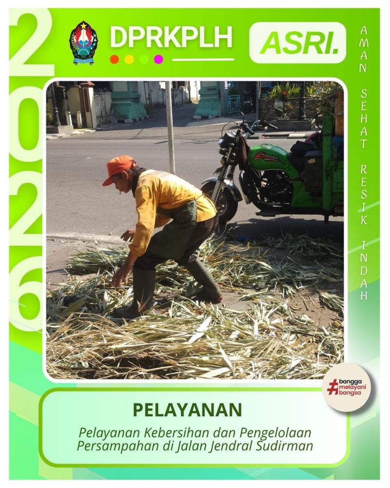DPRKPLH Pastikan Kebersihan dan Kenyamanan Lingkungan di Wilayah Jl. Jendral Sudirman
