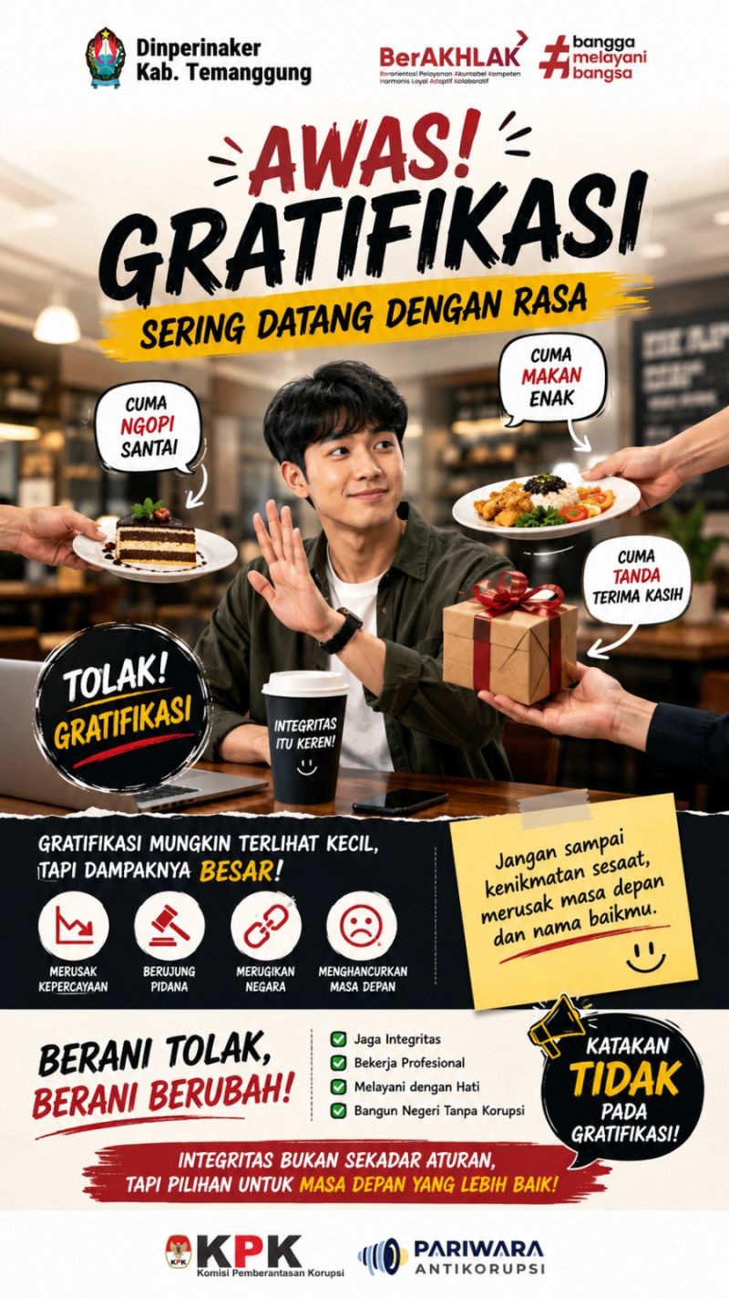 AWAS! GRATIFIKASI SERING DATANG DENGAN RASA!