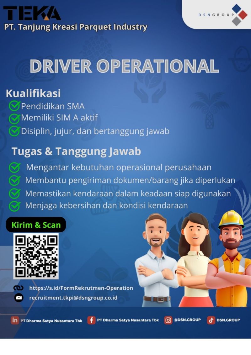 LOWONGAN KERJA PT TKPI
