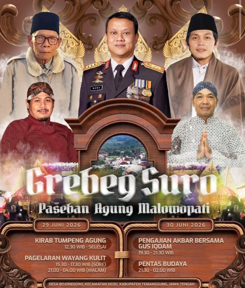 Grebeg Suro 2026, Perpaduan Tradisi, Budaya, dan Religi di Bojonegoro Kedu