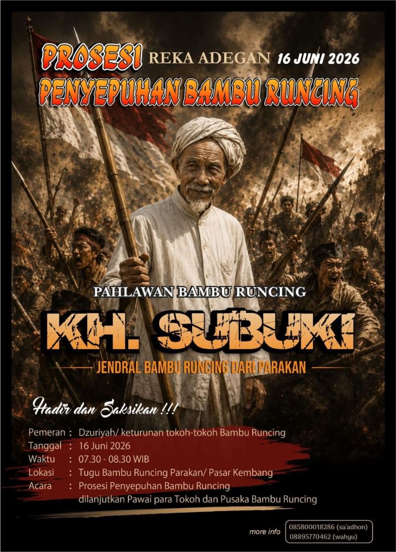 PROSESI REKA ADEGAN PENYEPUHAN BAMBU RUNCING 2026