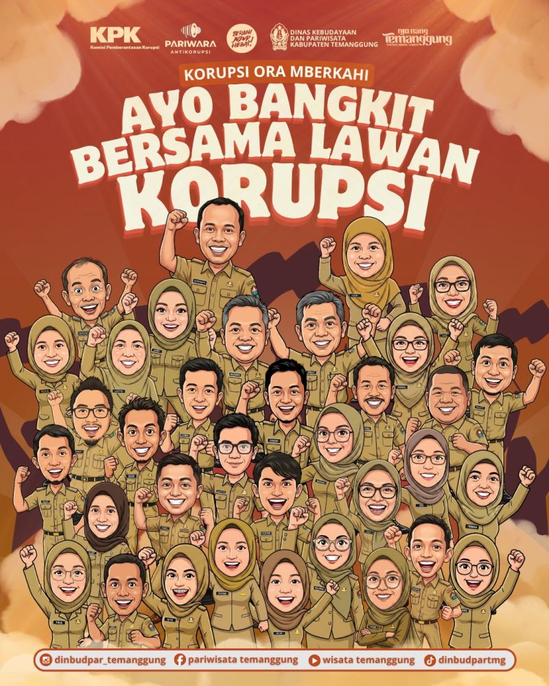 Korupsi ora Mberkahi, Ayo Bangkit Bersama Lawan Korupsi