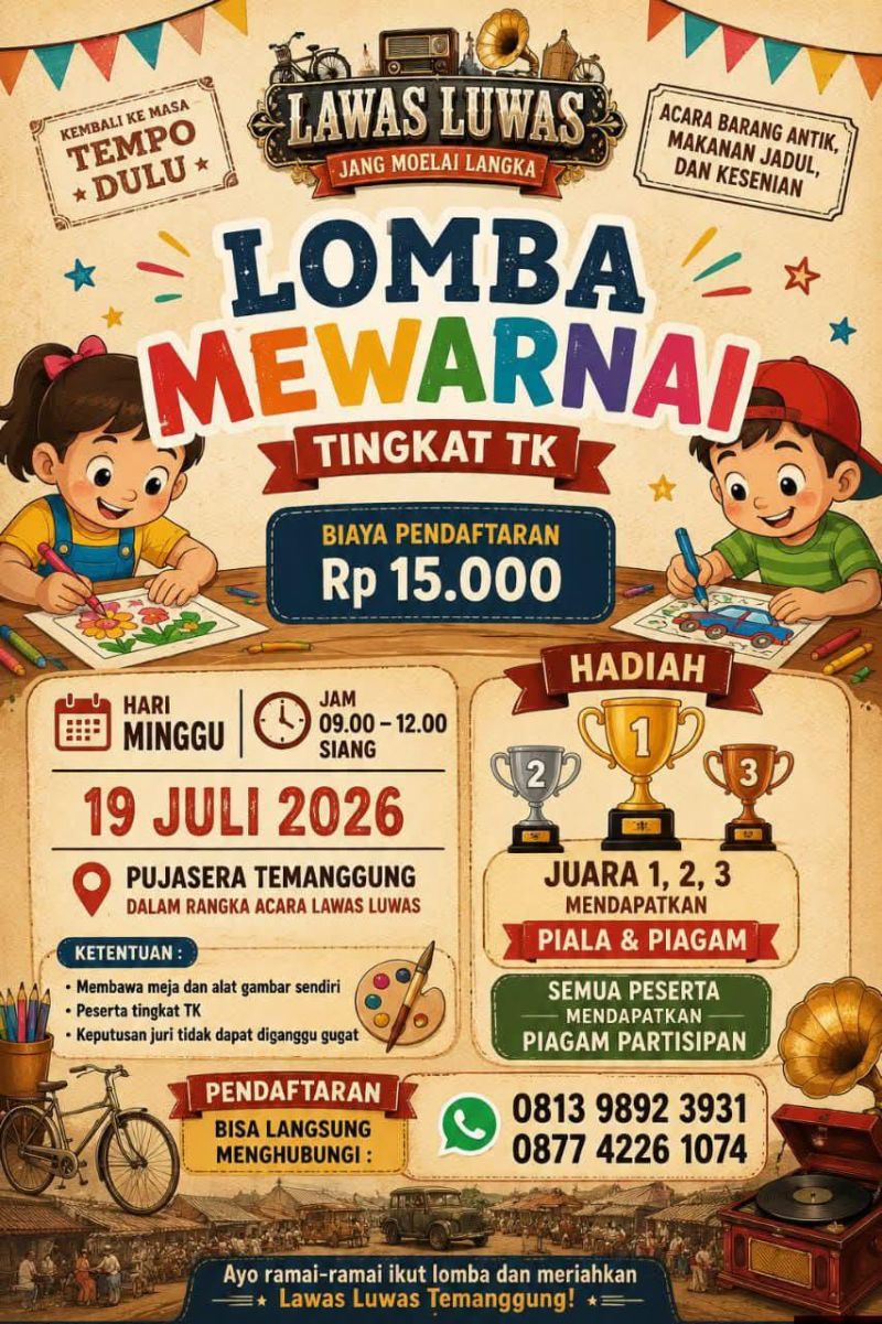 PANGGILAN UNTUK AYAH & BUNDA! YUK ASAH KREATIVITAS SI KECIL!