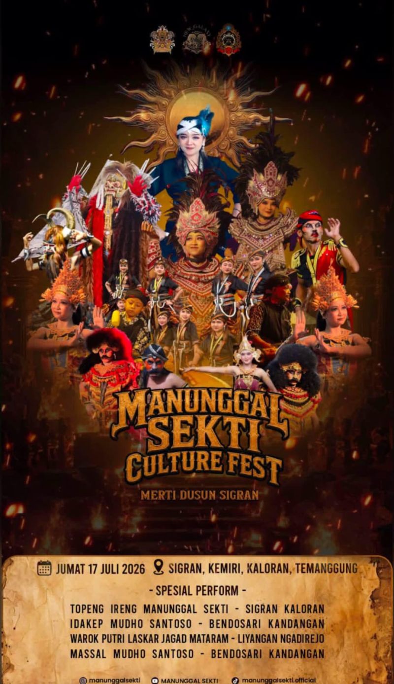 MERTI DUSUN SIGRAN: MANUNGGAL SEKTI CULTURE FEST!