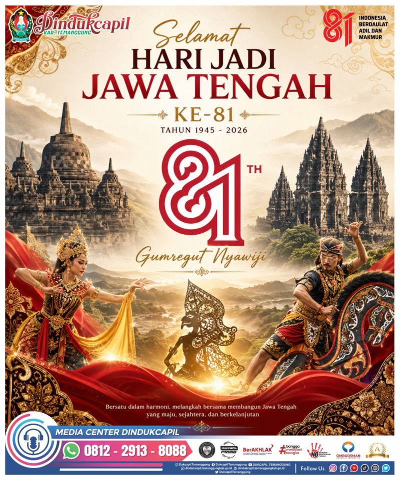 SELAMAT HARI JADI KE-81 PROVINSI JAWA TENGAH